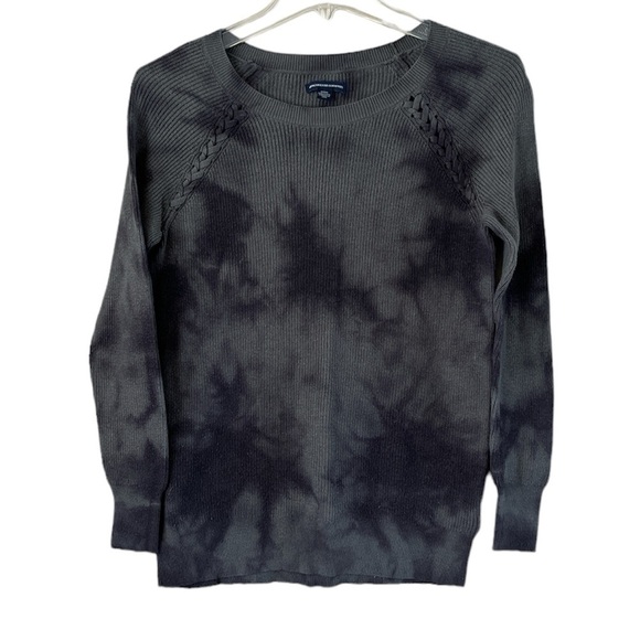 American Eagle Outfitters Sweaters - American Eagle Pullover Sweater Green Tie Dye Size Medium Long Sleeves